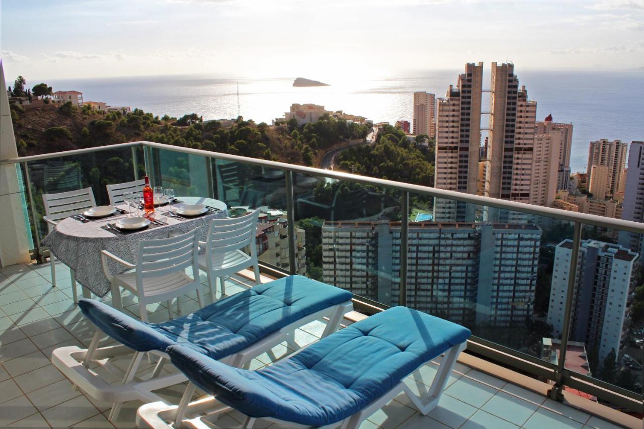 Skyline 26 Stunning Sea Views From A 2-Bedroom Apartment On The 26Th Floor Benidorm Zewnętrze zdjęcie